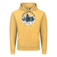Vintage Mustard bainbridge island wa mountains hiking climbing camping Vintage Hoodie - linhVisuals
