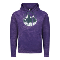 Cloud Purple bainbridge island wa mountains hiking climbing camping Vintage Hoodie - linhVisuals