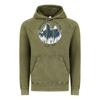 Vintage Olive bainbridge island wa mountains hiking climbing camping Vintage Hoodie - linhVisuals