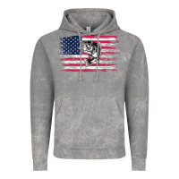 Cloud Rock bass fishing distressed american flag essential Vintage Hoodie - linhVisuals