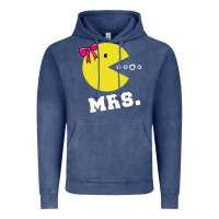 Vintage Denim Mrs Pacman Vintage Hoodie - linhVisuals