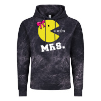 Cloud Black Mrs Pacman Vintage Hoodie - linhVisuals
