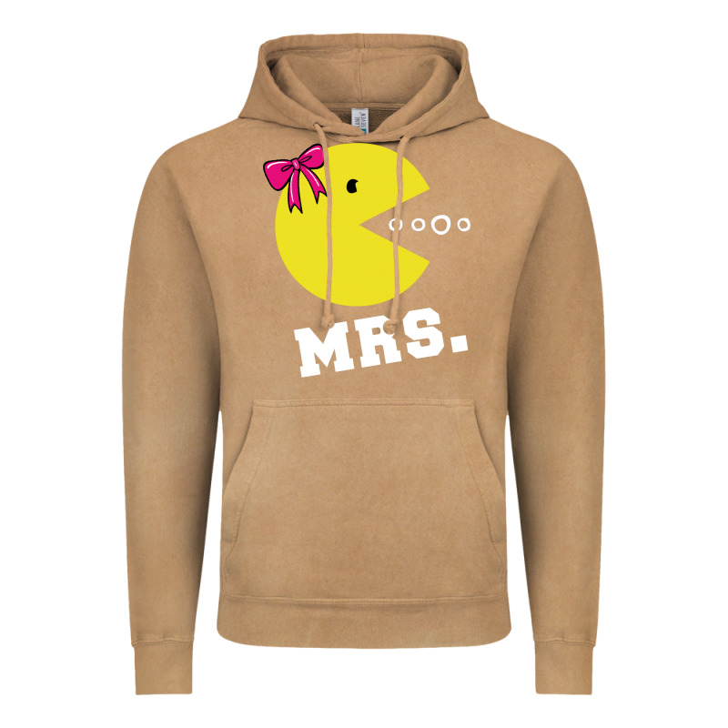 Mrs Pacman Vintage Hoodie by linhVisuals | Teevron