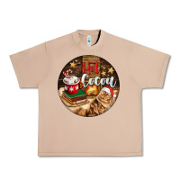 Burro Hot Cocoa With Cat Urban Heavy Tee - FaDigitalArtStudio