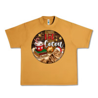 Peanut Butter Hot Cocoa With Cat Urban Heavy Tee - FaDigitalArtStudio