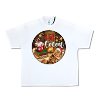 White Hot Cocoa With Cat Urban Heavy Tee - FaDigitalArtStudio