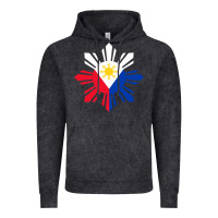 Vintage Black philippine flag hoodie pinoy flag filipino shirt pinoy sun Vintage Hoodie - linhVisuals