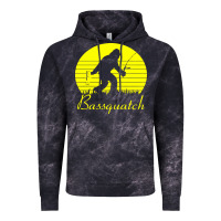 Cloud Black bassquatch bigfoot Vintage Hoodie - linhVisuals