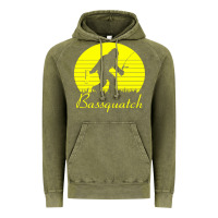 Vintage Olive bassquatch bigfoot Vintage Hoodie - linhVisuals