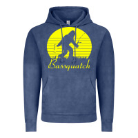 Vintage Denim bassquatch bigfoot Vintage Hoodie - linhVisuals