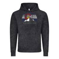 Vintage Black breckenridge colorado x co flag mountain peak raglan baseball tee Vintage Hoodie - linhVisuals