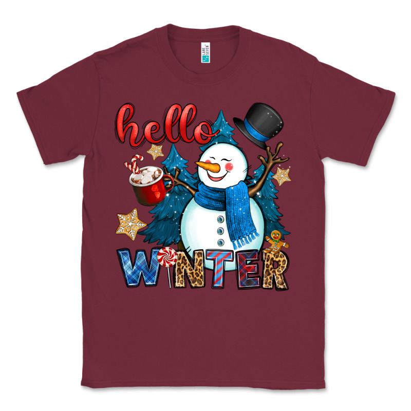 Hello Winter Classic Tee by OliviaCreatesArt | Teevron