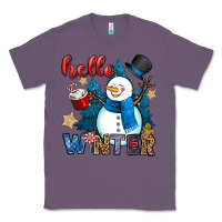 Lavender hello winter Classic Tee - OliviaCreatesArt
