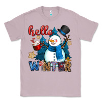 Lilac hello winter Classic Tee - OliviaCreatesArt