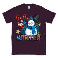 Plum hello winter Classic Tee - OliviaCreatesArt