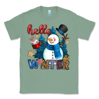Sage hello winter Classic Tee - OliviaCreatesArt