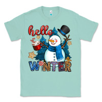 Seafoam hello winter Classic Tee - OliviaCreatesArt