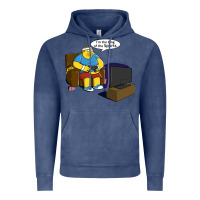 Vintage Denim the king of the sports Vintage Hoodie - linhVisuals