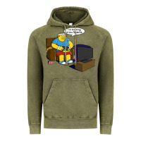 Vintage Olive the king of the sports Vintage Hoodie - linhVisuals