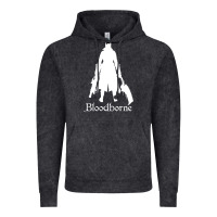 Vintage Black bloodborne zipped Vintage Hoodie - linhVisuals