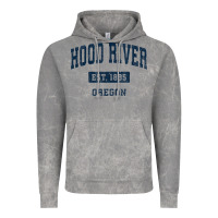 Cloud Rock hood river oregon or vintage sports established navy design t shirt Vintage Hoodie - linhVisuals