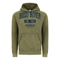 Vintage Olive hood river oregon or vintage sports established navy design t shirt Vintage Hoodie - linhVisuals