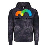 Cloud Black miami open Vintage Hoodie - linhVisuals