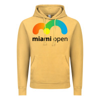Vintage Mustard miami open Vintage Hoodie - linhVisuals