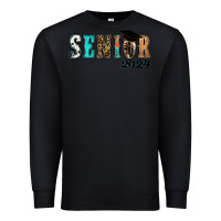 Black western senior 2024 Premium Sweatshirt - RanaPortraitStore