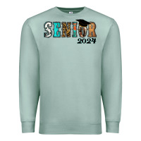 Seafoam western senior 2024 Premium Sweatshirt - RanaPortraitStore