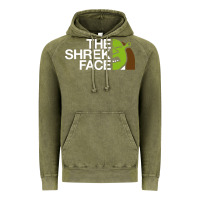 Vintage Olive the shrek face Vintage Hoodie - linhVisuals