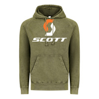 Vintage Olive scott company bike Vintage Hoodie - linhVisuals