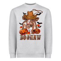 Heather Grey Boohaw Heifer Heavyweight Sweatshirt - RanaPortraitStore