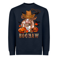 Navy Boohaw Heifer Heavyweight Sweatshirt - RanaPortraitStore