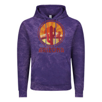 Cloud Purple arizona cactus sunset scene graphic t shirt Vintage Hoodie - linhVisuals