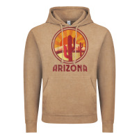 Vintage Coffee arizona cactus sunset scene graphic t shirt Vintage Hoodie - linhVisuals