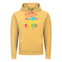 Vintage Mustard happy last day of school teacher boys girls school last day Vintage Hoodie - linhVisuals