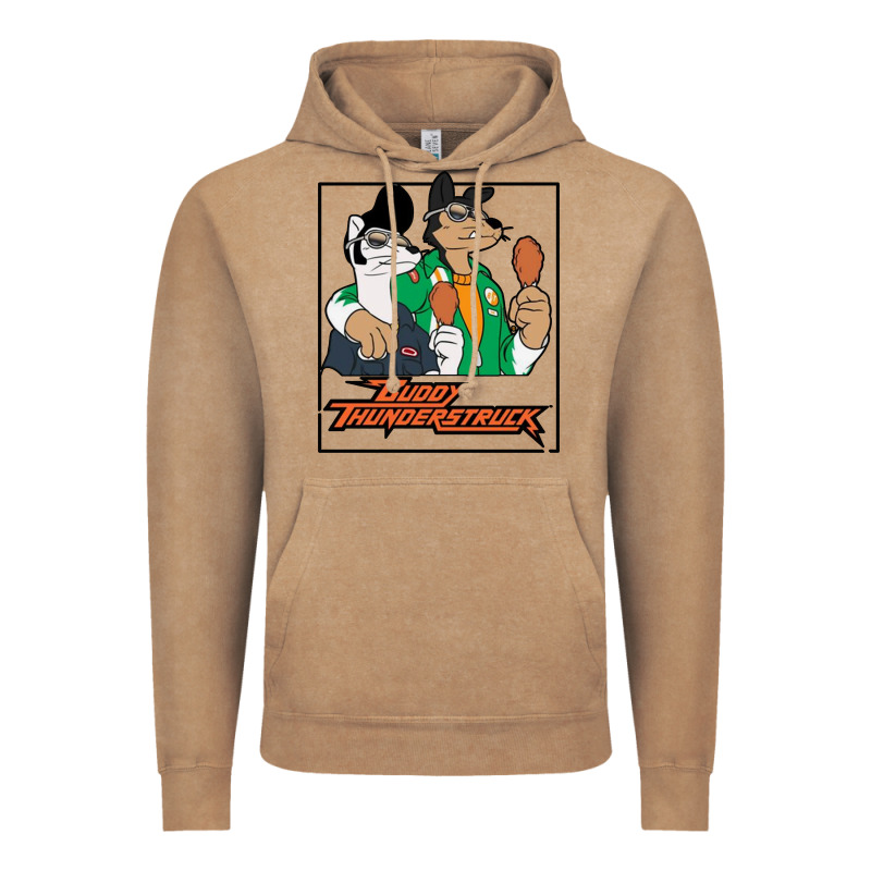 Buddy Thunderstruck Friend Vintage Hoodie by linhVisuals | Teevron