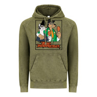 Vintage Olive buddy thunderstruck friend Vintage Hoodie - linhVisuals