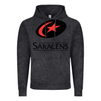 Vintage Black saracens Vintage Hoodie - linhVisuals