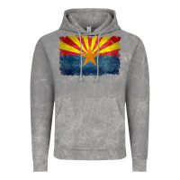 Cloud Rock arizona flag in grungy style raglan baseball tee Vintage Hoodie - linhVisuals