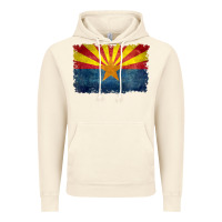 Vintage Artic arizona flag in grungy style raglan baseball tee Vintage Hoodie - linhVisuals
