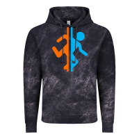 Cloud Black portal   portal Vintage Hoodie - linhVisuals