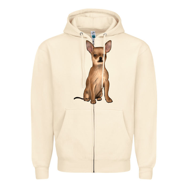 Chihuahua Zipper Hoodie by JahusDesignShop | Teevron