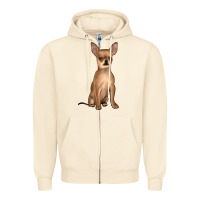 Sandshell chihuahua Zipper Hoodie - JahusDesignShop