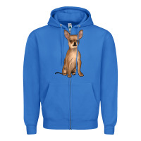 True Royal chihuahua Zipper Hoodie - JahusDesignShop