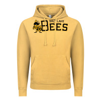 Vintage Mustard salt lake city bees Vintage Hoodie - linhVisuals