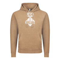 Vintage Coffee my husband is a nurse im a proud wife of a nurse Vintage Hoodie - linhVisuals