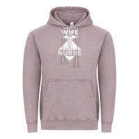 Vintage Zinc my husband is a nurse im a proud wife of a nurse Vintage Hoodie - linhVisuals
