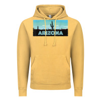Vintage Mustard arizona shirt   saguaro cactus desert landscape t shirt Vintage Hoodie - linhVisuals
